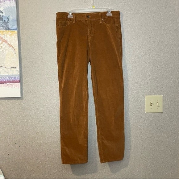 Bandolino camel colored corduroy 5 pocket Mandie pants. Women’s size 10 - Picture 2 of 6